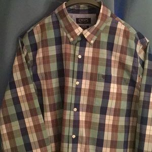 XXL Chaps button down plaid shirt. Excellent condition